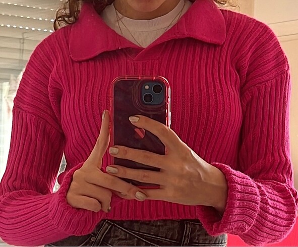 kazak pembe örgü