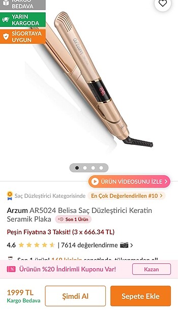 Arzum belisa düzleştirici