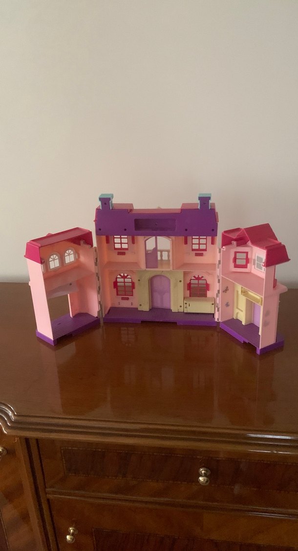 Pastel Pembe Oyuncak Ev - Görsel 3