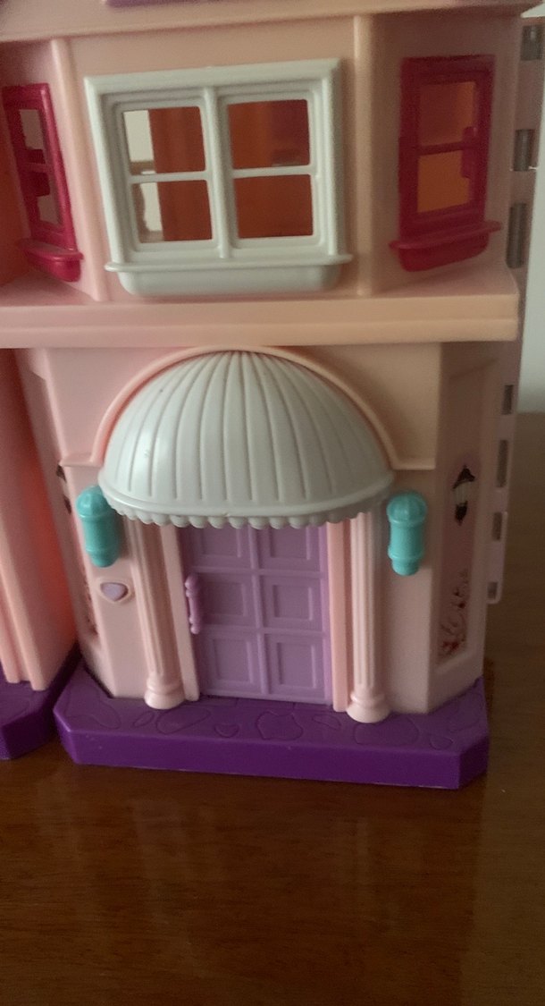 Pastel Pembe Oyuncak Ev - Görsel 4