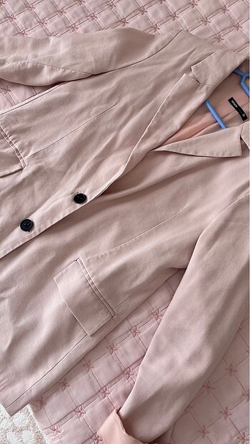s Beden Blazer pembe ceket