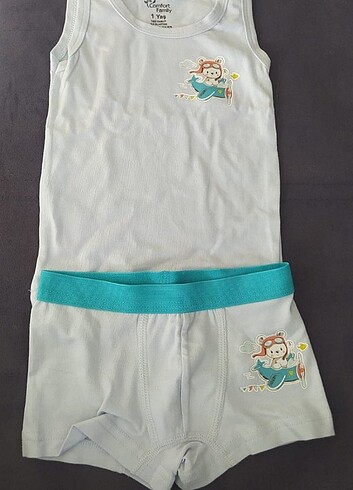 Alt üst atlet boxer takım 