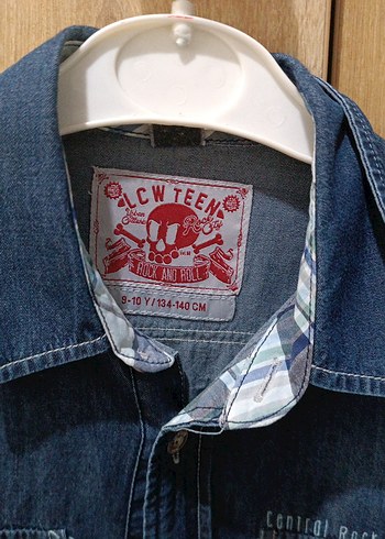 Erkek Lacivert Denim Gömlek - Görsel 2