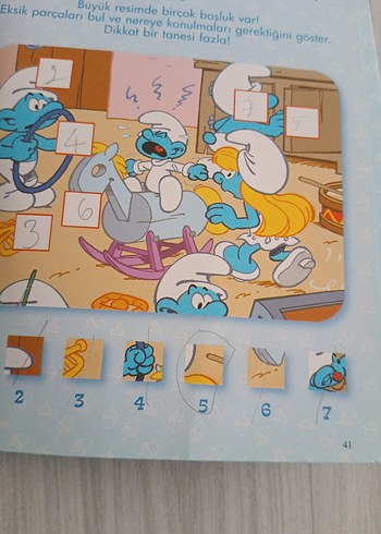 Şirinler Bebek Ağlıyor Çocuk kitabı - Görsel 4