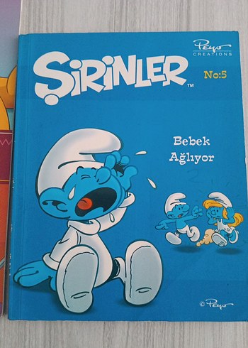 Şirinler Bebek Ağlıyor Çocuk kitabı - Görsel 2