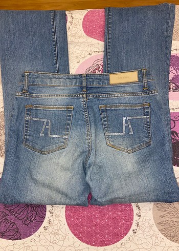 Zara 90s Zara Vintage Bootcut Dusuk Bel Jean Flare Fit Tas Cep İslem
