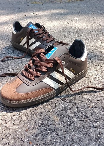 37 Beden kahverengi Renk Adidas Samba Kahverengi Süet Spor Ayakkabı