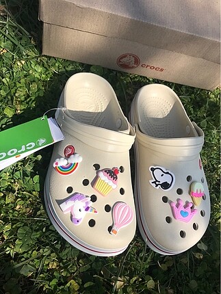 Crocs terlik krem renk