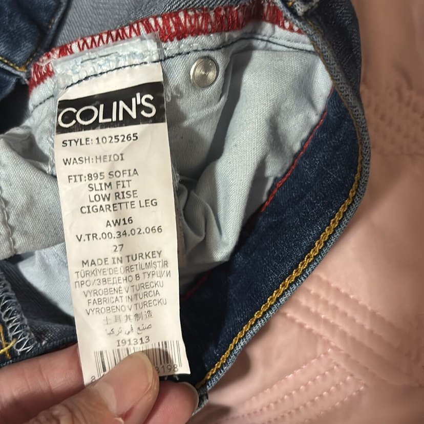 Colin Mavi Yırtmaçlı Kadın Kot Pantolon — görsel 4/5
