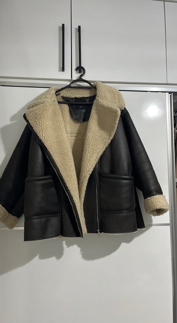 LC Waikiki kahverengi kürklü mont — görsel 5/6