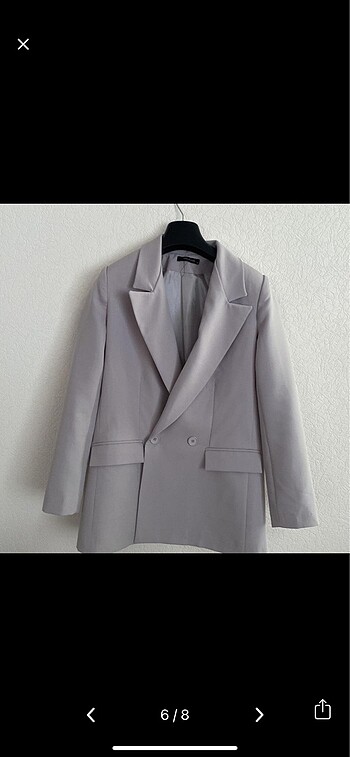 Gri Blazer Ceket