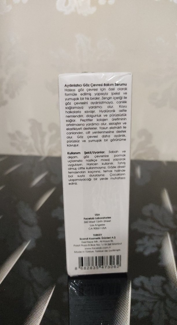FaceLab Aydınlatıcı Göz Çevresi Bakım Serumu - Görsel 3