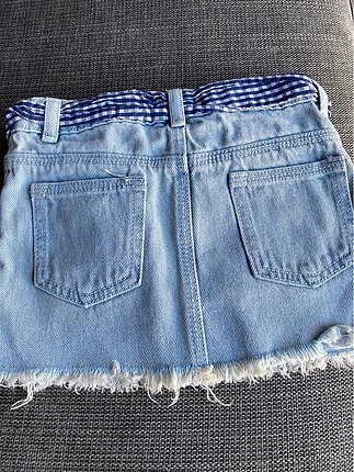 Mango Kids Mango marka kız çocuk denim kot etek