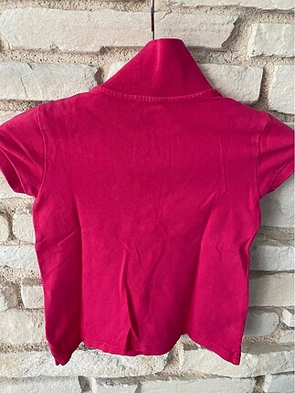 4 Yaş Beden pembe Renk Benetton marka pembe kızçocuğu tshirt