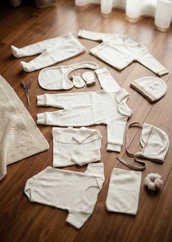 HelloBaby Bebek Kahverengi Biyeli 10 Lu Hastane Cikis Seti İsme Gore Nakis