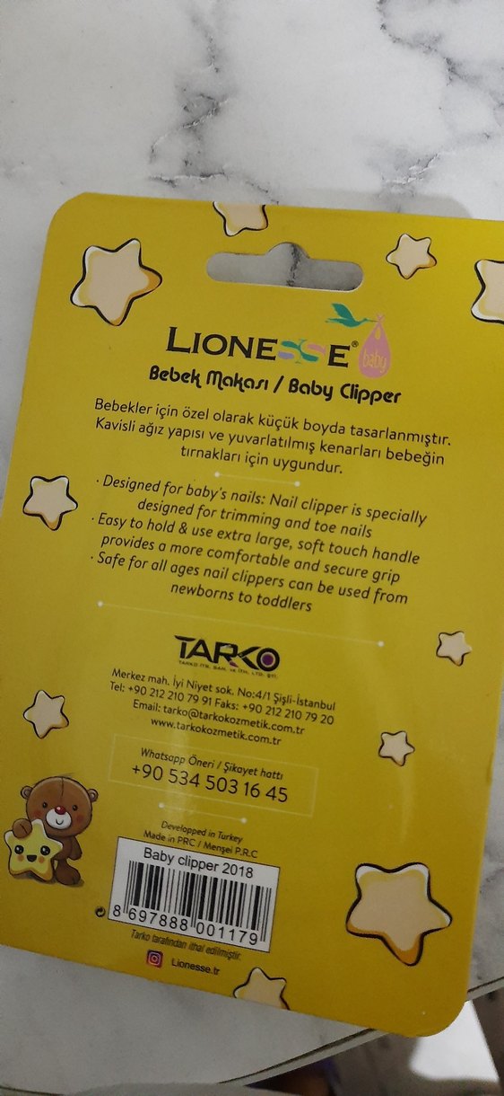 lionesse bebek tırnak makası - Görsel 3