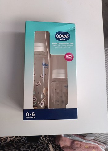 Wee Baby Klasik Cam Biberon Seti Beyaz - Görsel 4