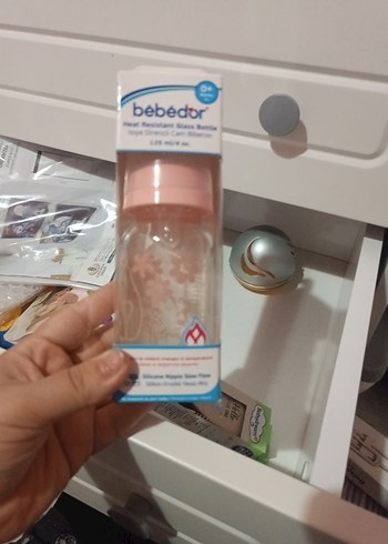 Bebedor Pembe Bebek Biberonu 125 ml - Görsel 3