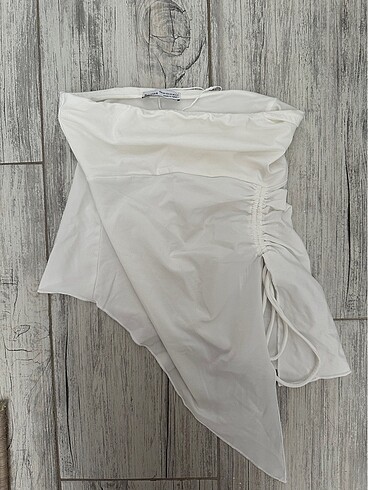 Bershka Beyaz crop