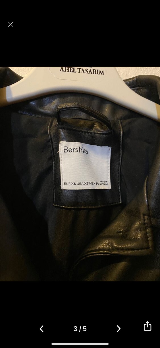 Bershka Deri Trençkot - Görsel 3