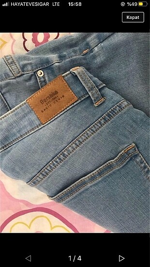 Bershka dar pantolon