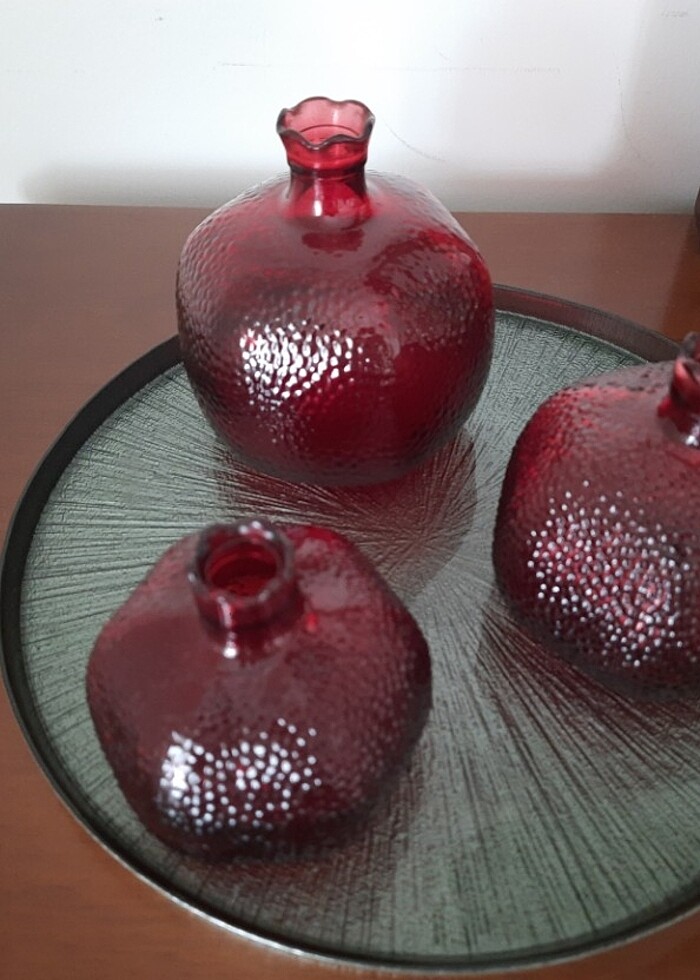 DEKORATİF TABAK VE ÜÇLÜ NAR  - Görsel 4