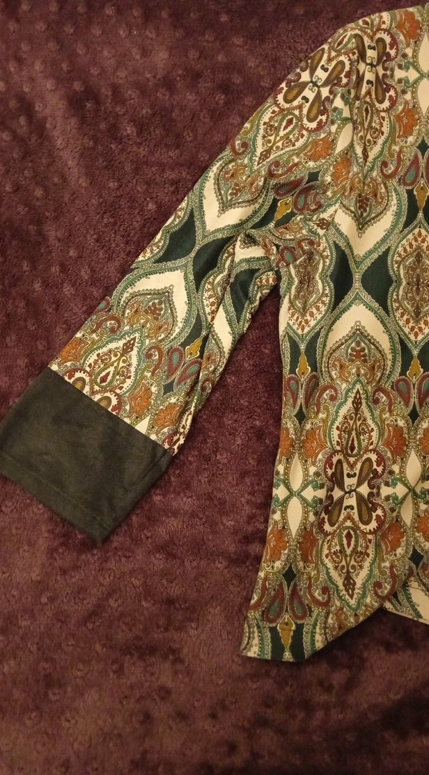 Bohem Desenli Yarım Kollu Kadın Bluz - Görsel 4