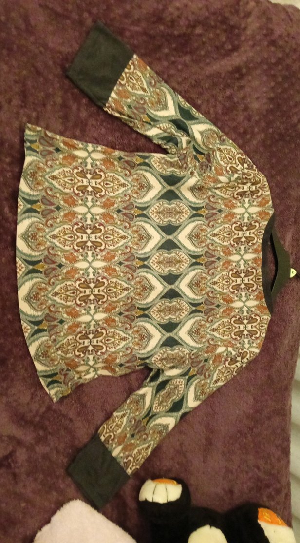 Bohem Desenli Yarım Kollu Kadın Bluz - Görsel 5