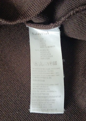 Kahverengi Kısa Kollu Kadın Tişört Hırka Takım - Görsel 15