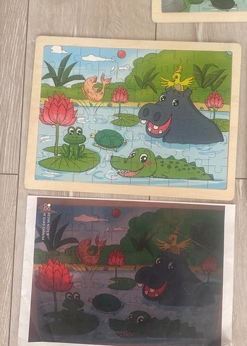 Beden Renk Ahşap puzzel
