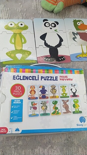 Hayvanlar puzzle 