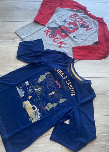 Erkek Çocuk Renkli Uzun Kollu Tişört - Görsel 4