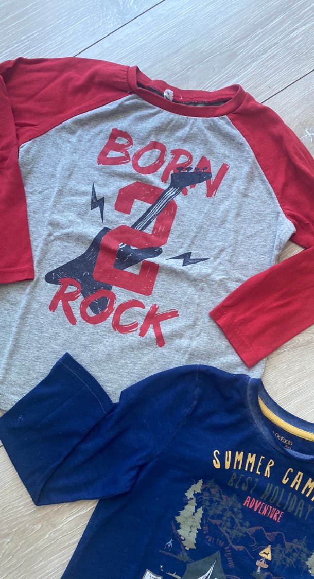 Erkek Çocuk Renkli Uzun Kollu Tişört - Görsel 3