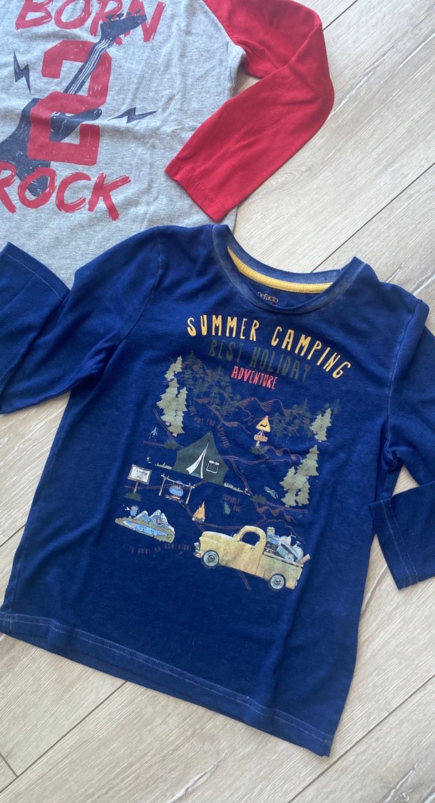 Erkek Çocuk Renkli Uzun Kollu Tişört - Görsel 2