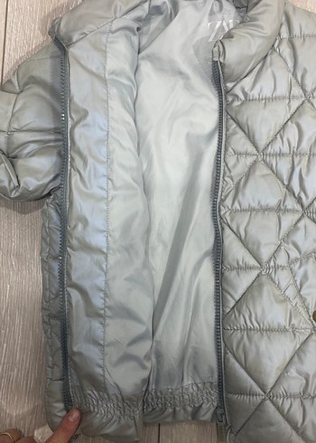 Zara kız Çocuk Düğmeli Mont - Görsel 6