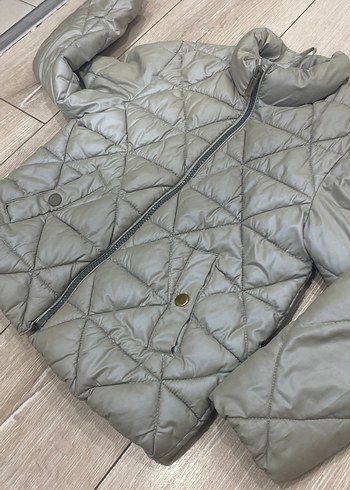 Zara kız Çocuk Düğmeli Mont - Görsel 3