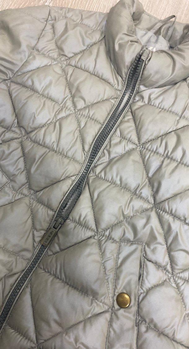 Zara kız Çocuk Düğmeli Mont - Görsel 5