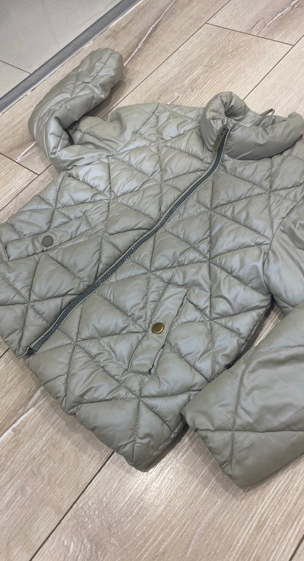 Zara kız Çocuk Düğmeli Mont - Görsel 3