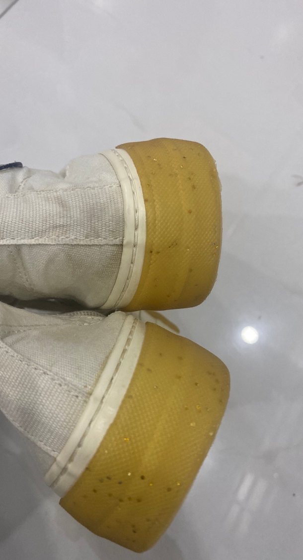 Zara Beyaz Platform Topuklu Spor bot - Görsel 4