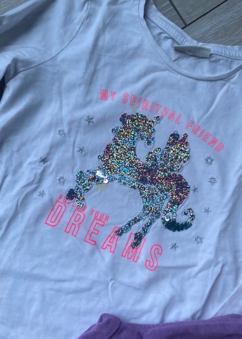 Bebek Kız Uzun Kollu Mor Takım - Görsel 3