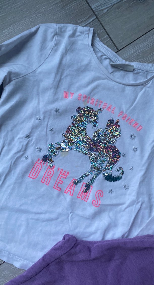 Bebek Kız Uzun Kollu Mor Takım - Görsel 3