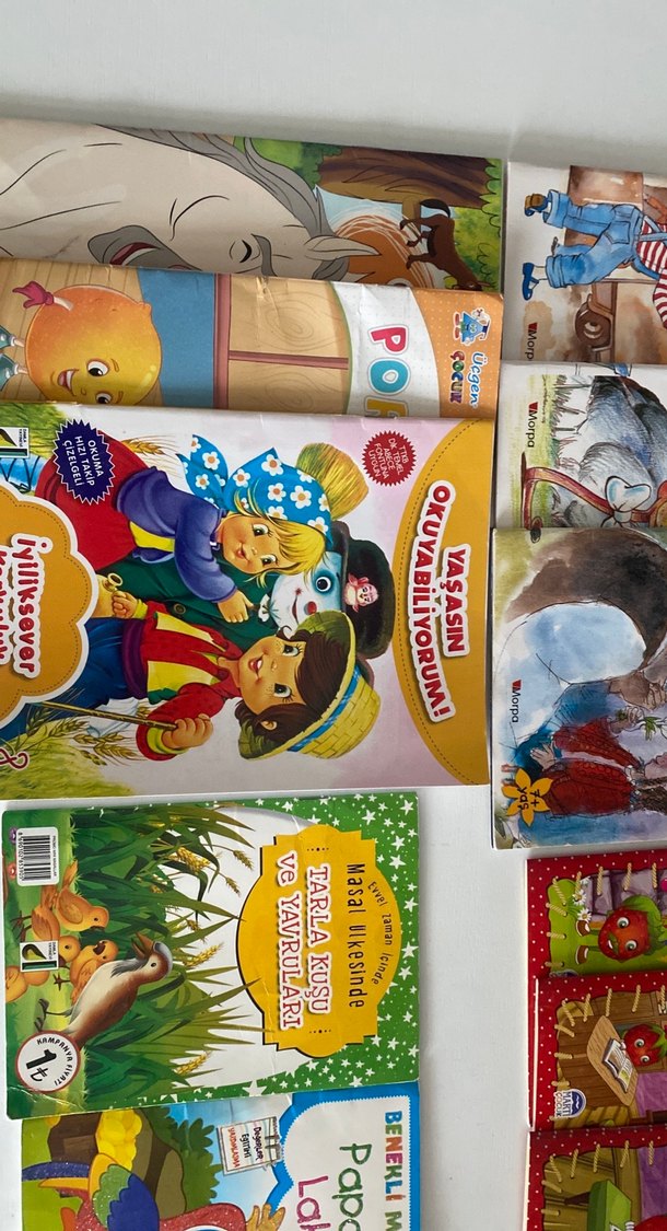 Çocuklar için Renkli Masal Kitapları Seti 1 sınıf - Görsel 2