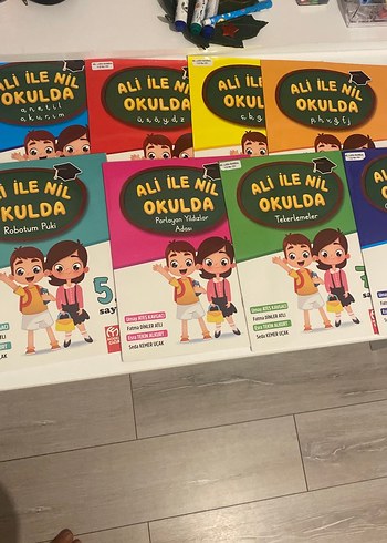 Ali ile Nil Okulda 1. Sınıf Çocuk Kitapları Seti