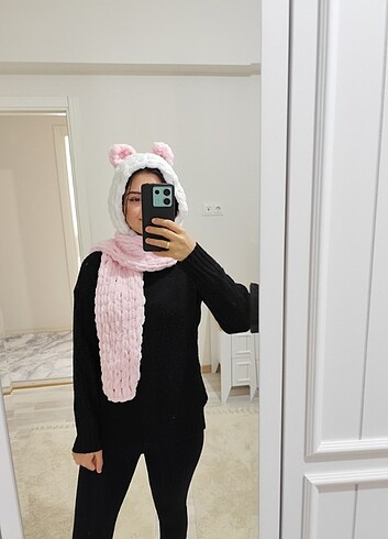 yeni sezon ayıcıklı atkı