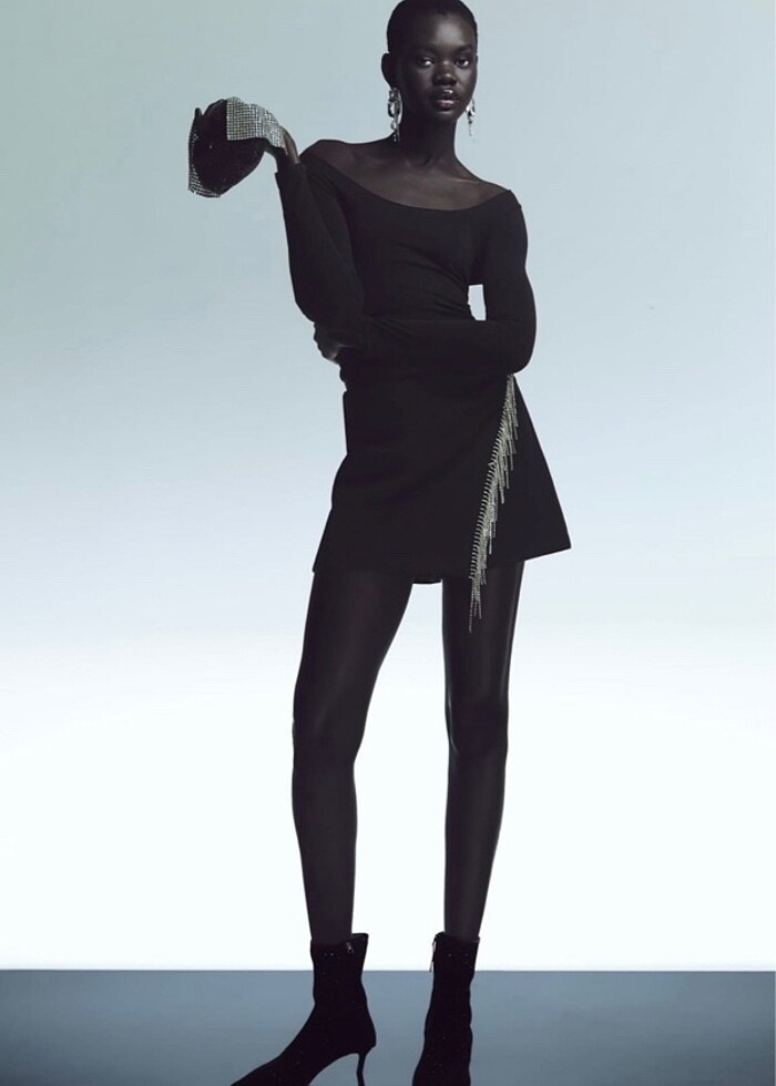 Zara püsküllü şort etek - Görsel 2