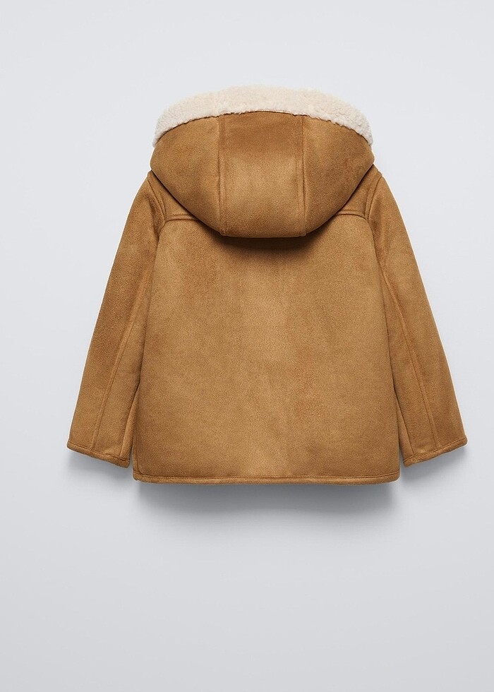 Zara kapüşonlu kaban - Görsel 2