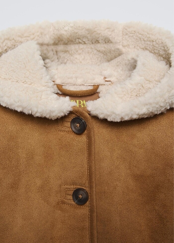 Zara kapüşonlu kaban - Görsel 3