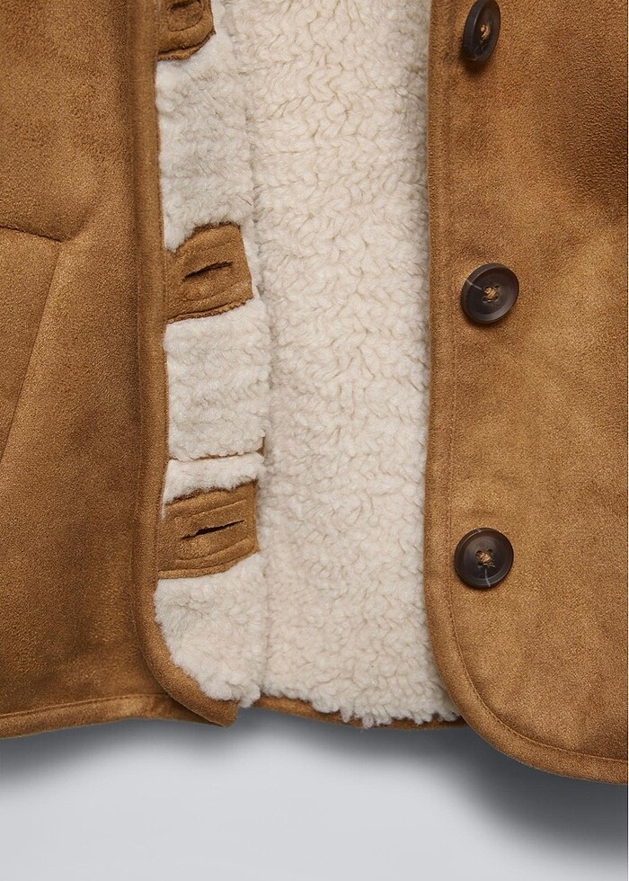 Zara kapüşonlu kaban - Görsel 4