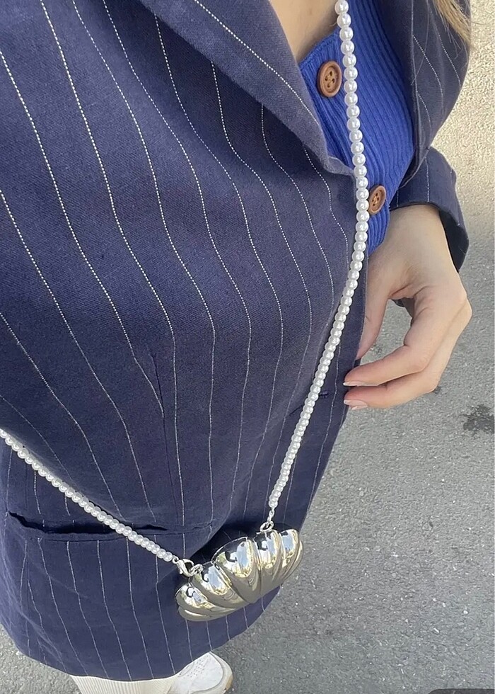 Metal kutu çanta - Görsel 4