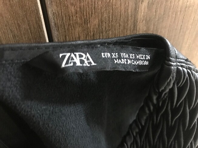 xs Beden Zara deri elbise xs beden